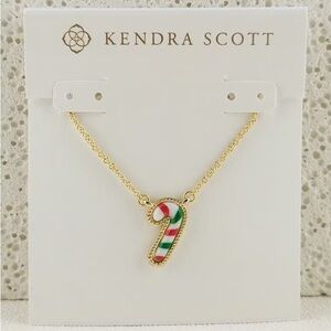 Kendra Scott Candy Cane Gold Necklace
